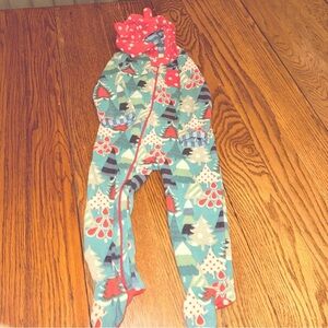 Matilda Jane Christmas Holiday Pajamas Sz 12-18 mos Hooded AU
